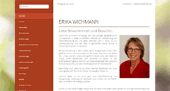 Desktop Screenshot of erika-wichmann.de