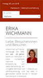 Mobile Screenshot of erika-wichmann.de